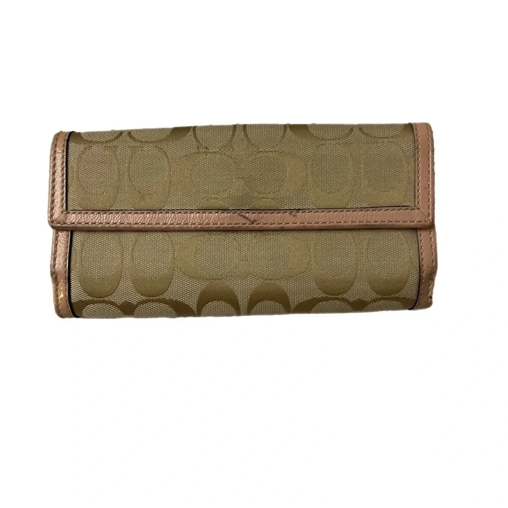 Coach Tan Signature Wallet